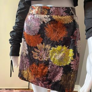 Zara sequinned mini pencil skirt